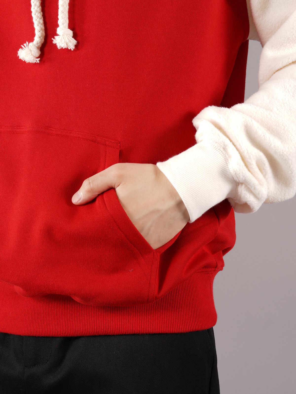 ラスト1点 / INSIDE-OUT SLEEVE HOODIE / インサイドアウト スリーブ フーディー (レッド)