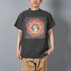 【残りわずか】PRINTED TEE SHIRTS "PSYCHEDELIC" / プリントTシャツ ラストマン サイデリック / Tシャツ (ブラック)