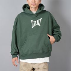 【ラスト1点】SM-YS1-0000-040 / HOODIE / RIBON SAINT / GREEN / パーカー・フーディー (グリーン)