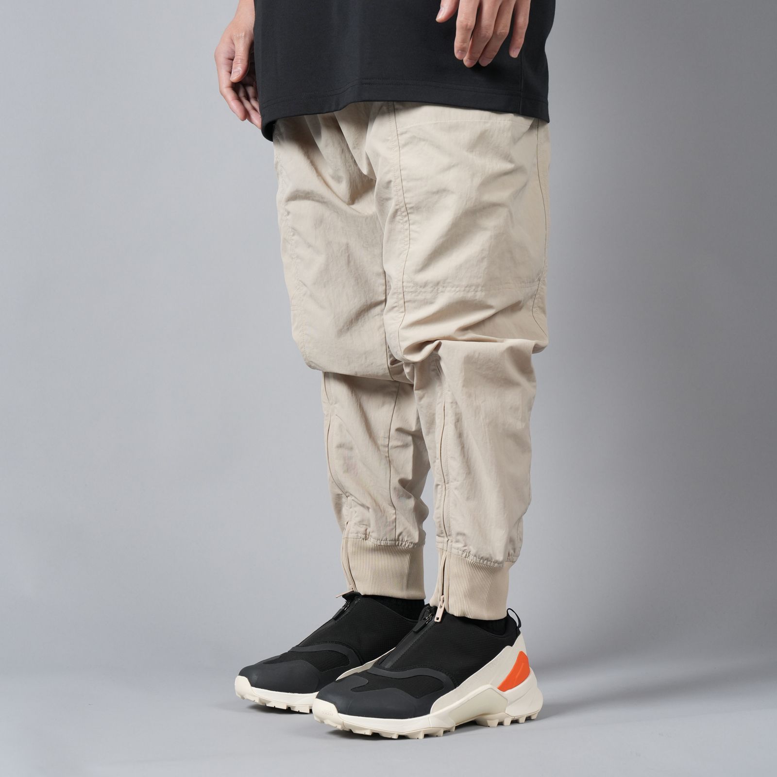 Y-3 - 【ラスト1点】CRINKLE NYLON CUFF PANTS / クリンクル