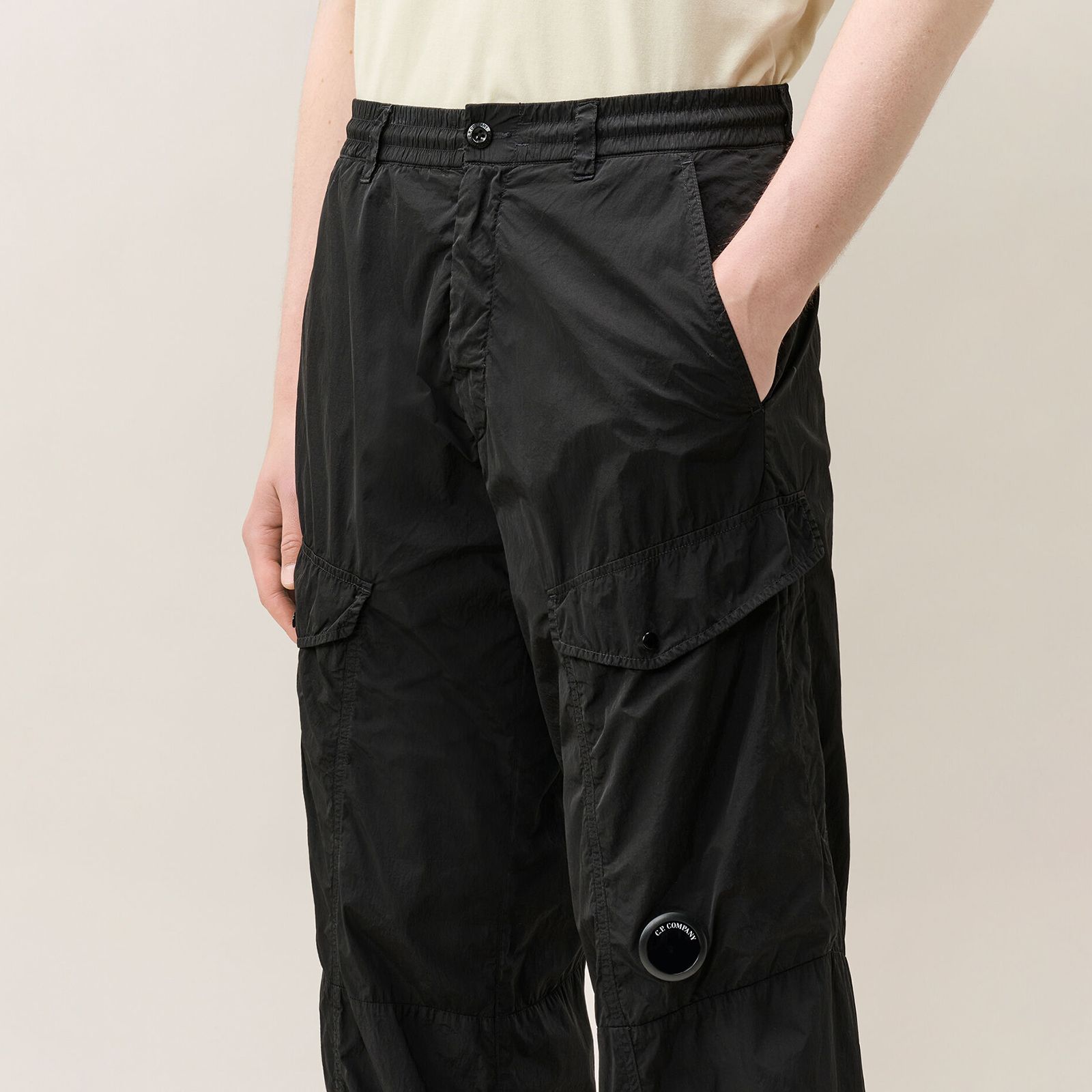 CHROME-R BOXY SEAMLESS CARGO PANTA / カーゴパンツ (ブラック)