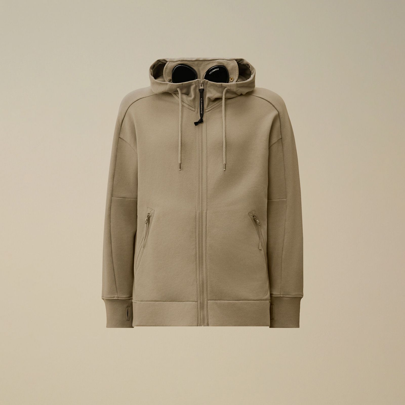 Diagonal Raised Fleece Goggle Zip Sweatshirt / ジップフーディー (フォールンロック)