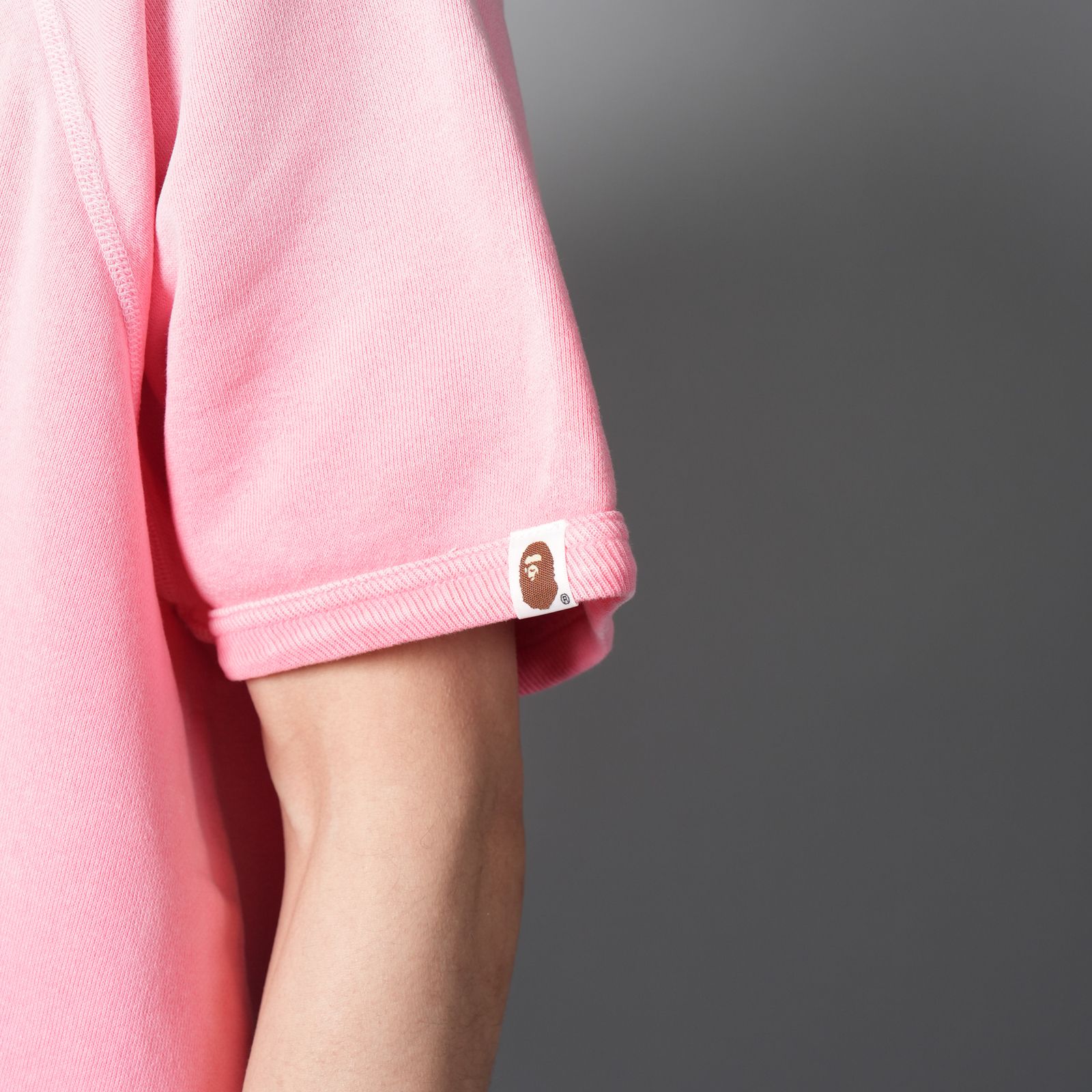 【残りわずか】【コラボ】SM-MK8-0000-C51 / BAPE_SS CRW N SWT / SNT STAR / PNK / クルーネックスウェット (ピンク)