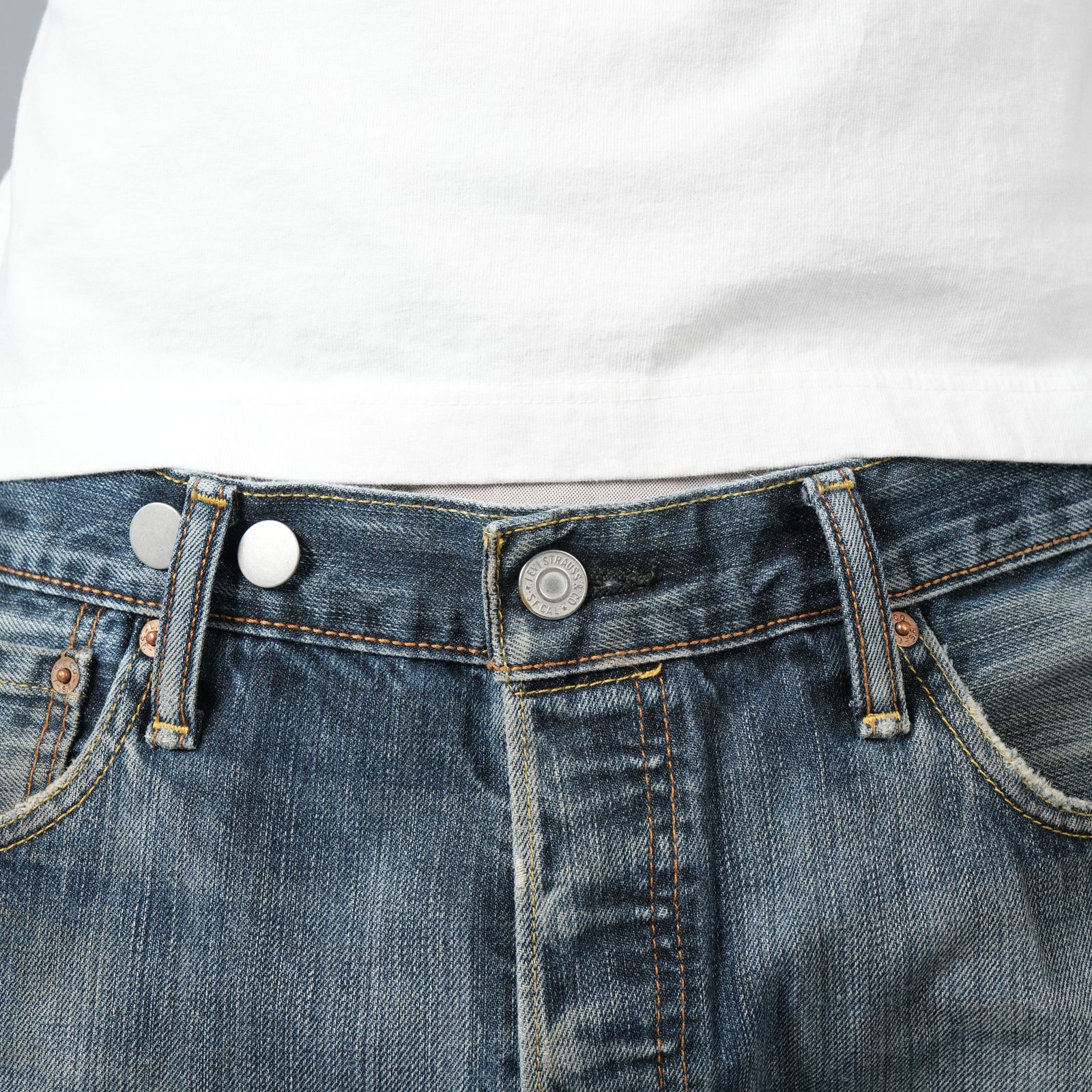 BASICKS - BASICKS x Vintage Levi's Heart Pocket Denim BASICKS - BASICKS x Vintage Levi's Heart Pocket Denim