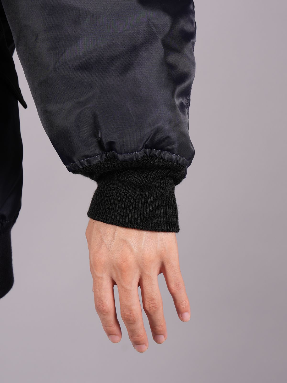 【ラスト1点】【限定】FACETASM x AVIREX PATCHED MA-1 JACKET / ファセッタズム x アヴィレックス パッチド MA-1 ジャケット [リバーシブル] (ブラック/ネイビー)