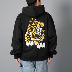 【限定】 VERDY COLLECTION EMBROIDERED CLASSIC HOODIE / 'KENZO by Verdy' エンブロイド フ―ディー / クラシックフーディー (ブラック)