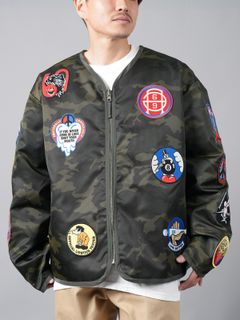 【ラスト1点】 REVRSBL QUILT LINER JKT /  リヴァーシブル キルト ライナージャケット (カモフラージュ)