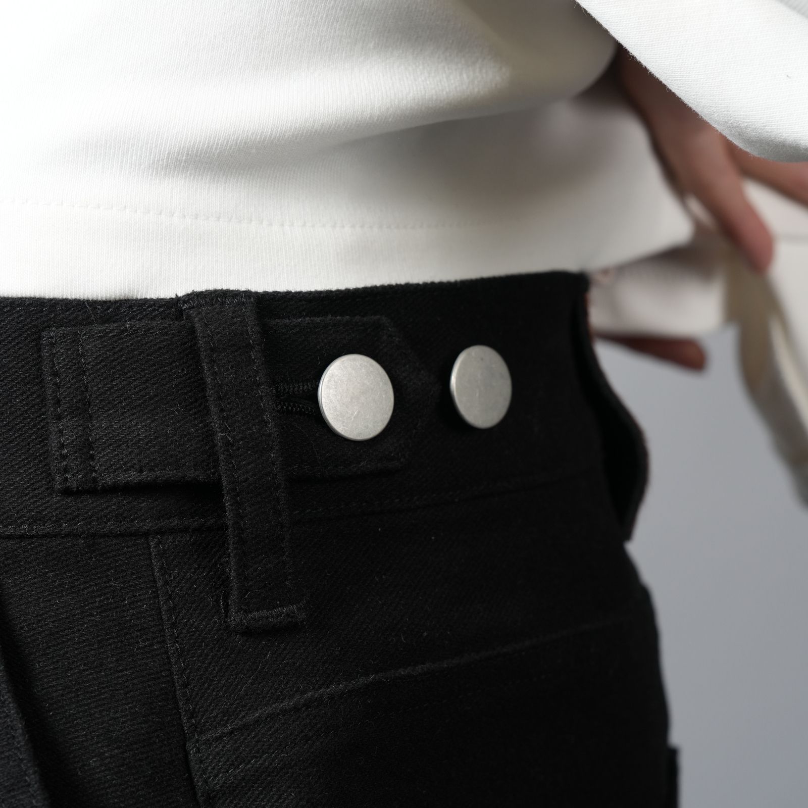 3D Double Knee Trousers / ダブルニー トラウザーズ (ブラック)