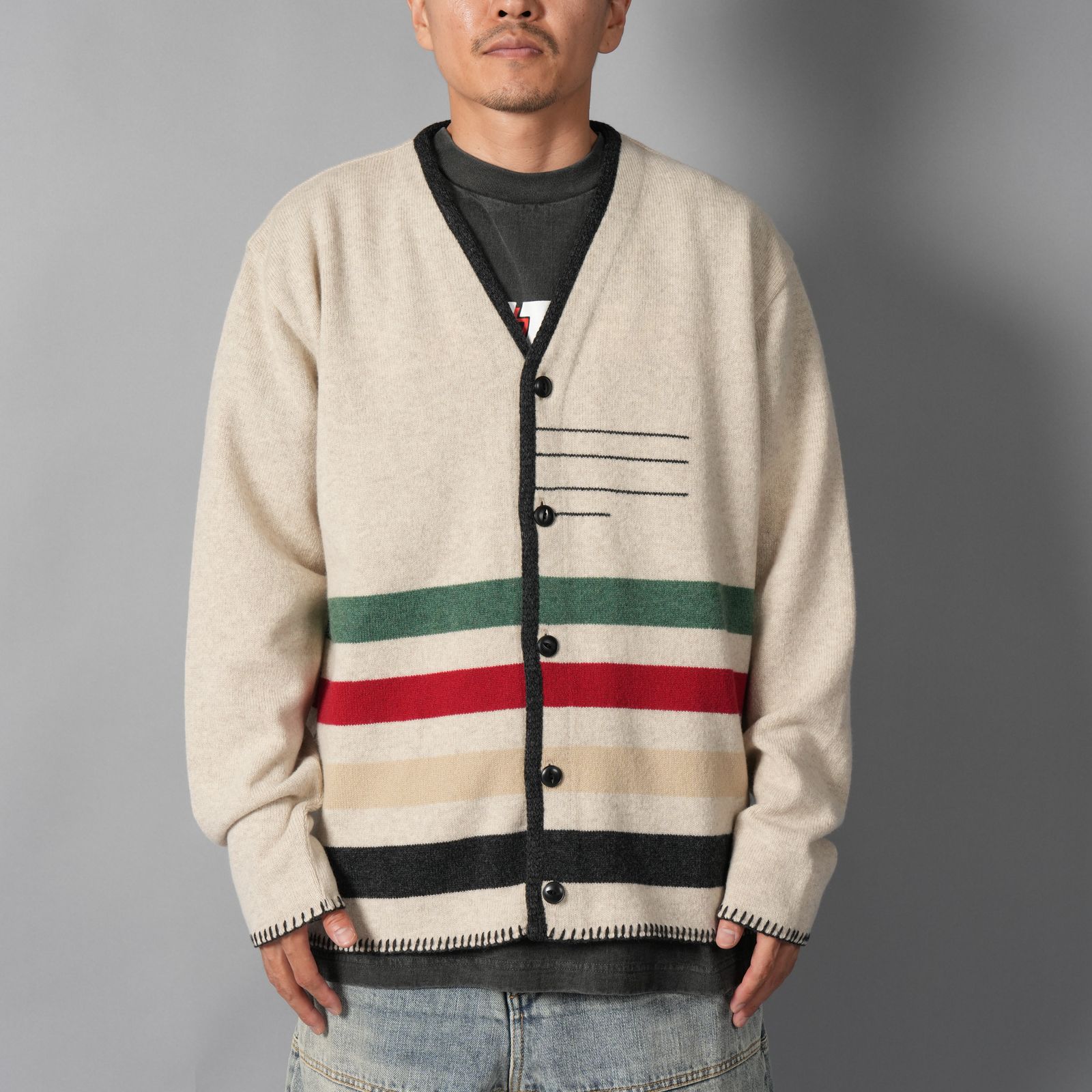 Hudson's Knit Cardigan / ニットカーディガン (クリーム)