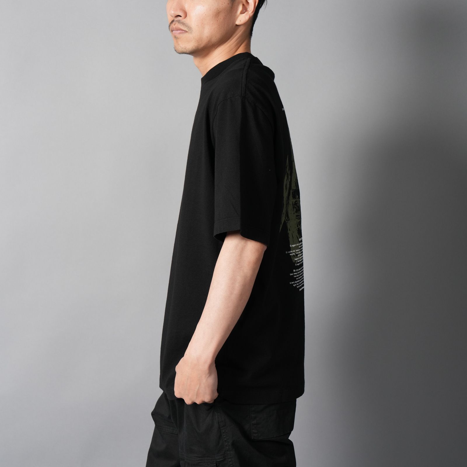 2100023 ORGANIC COTTON JERSEY / Tシャツ (ブラック)