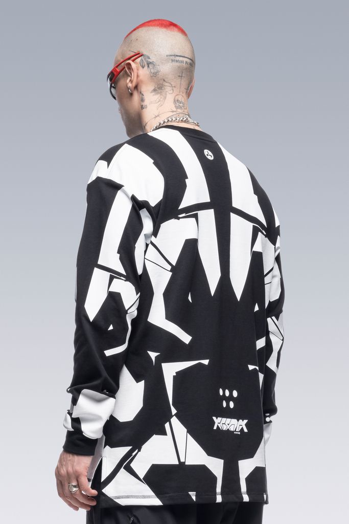 【ラスト1点】 S36-PR / 100% Cotton Long Sleeve T-shirt / ロンT ・カットソー  (ブラック)