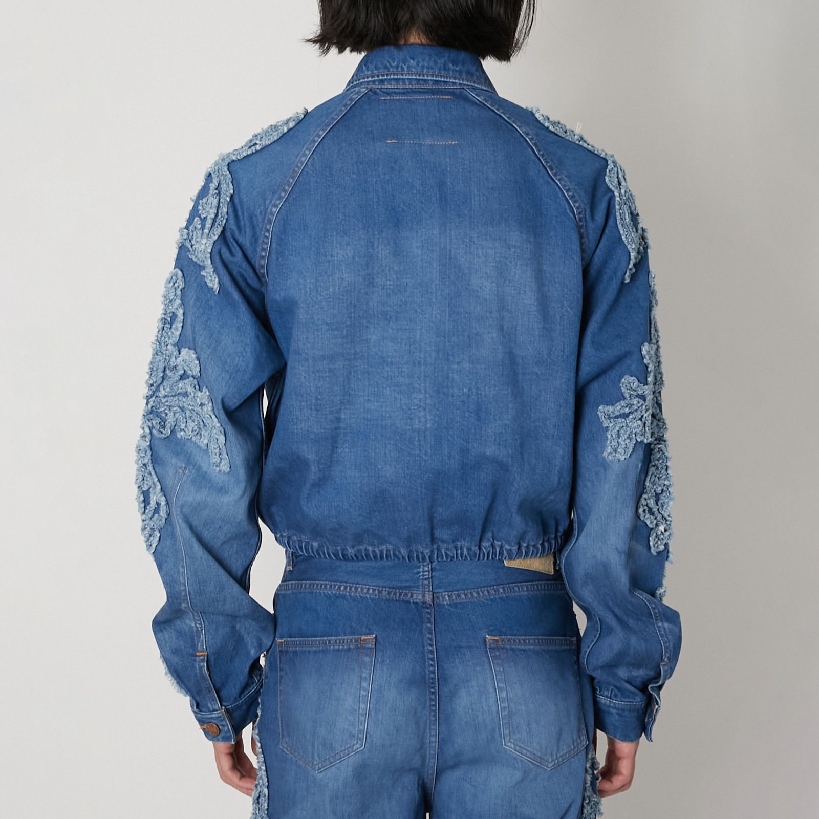[予約商品] Denim Blouson / デニムブルゾン (ブリーチ)