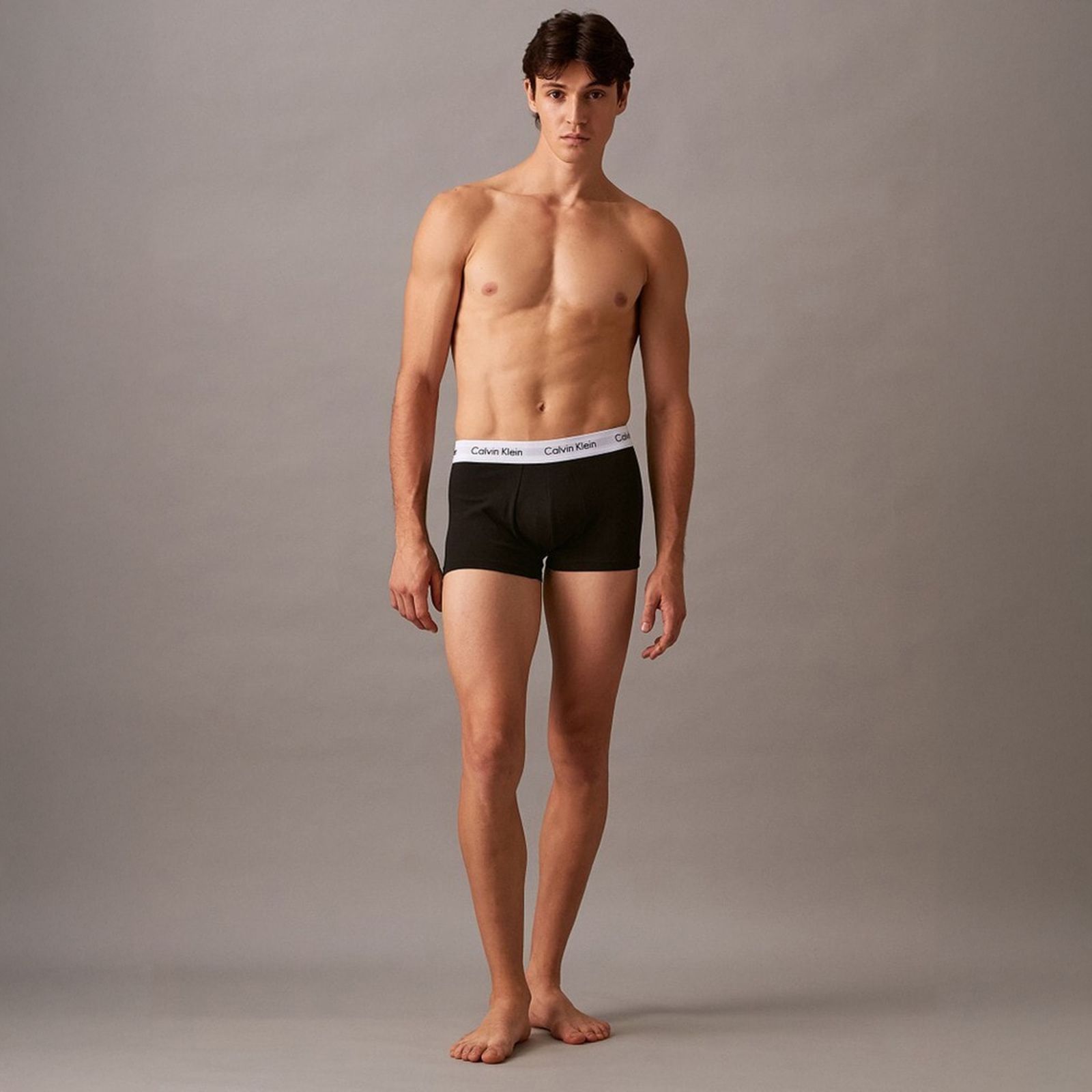 【ラスト1点】【定番アイテム】Low Rise Trunk 3pk / ローライズトランクス 3パック / ボクサーパンツ (ブラック/ホワイト/グレー)
