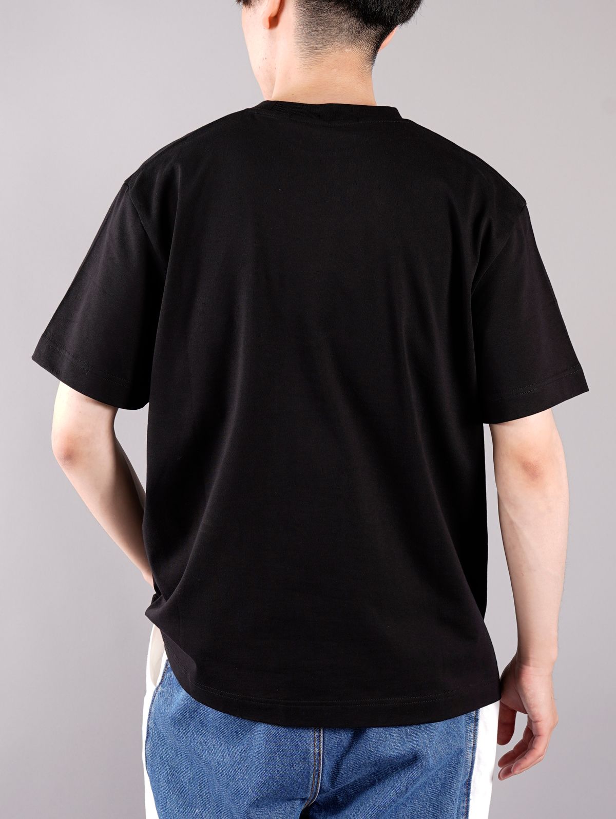 alexander wang - SHORT SLEEVE TEE WITH CRUMPLED LOGO PRINT