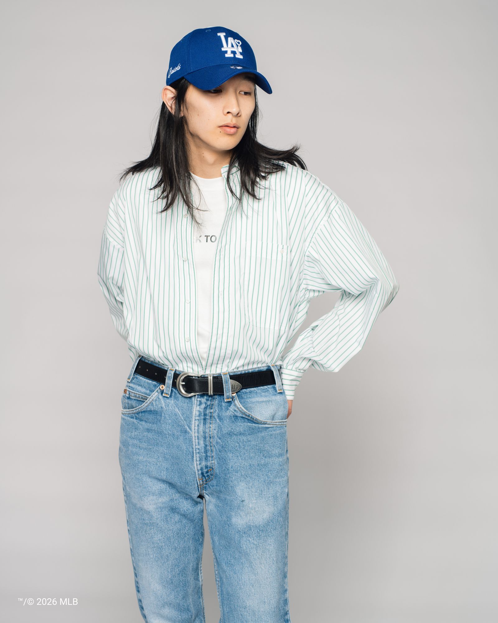 【限定】BASICKS x Newera Dodgers Cap / ベイシックス x ニューエラ ドジャース キャップ (ブルー)