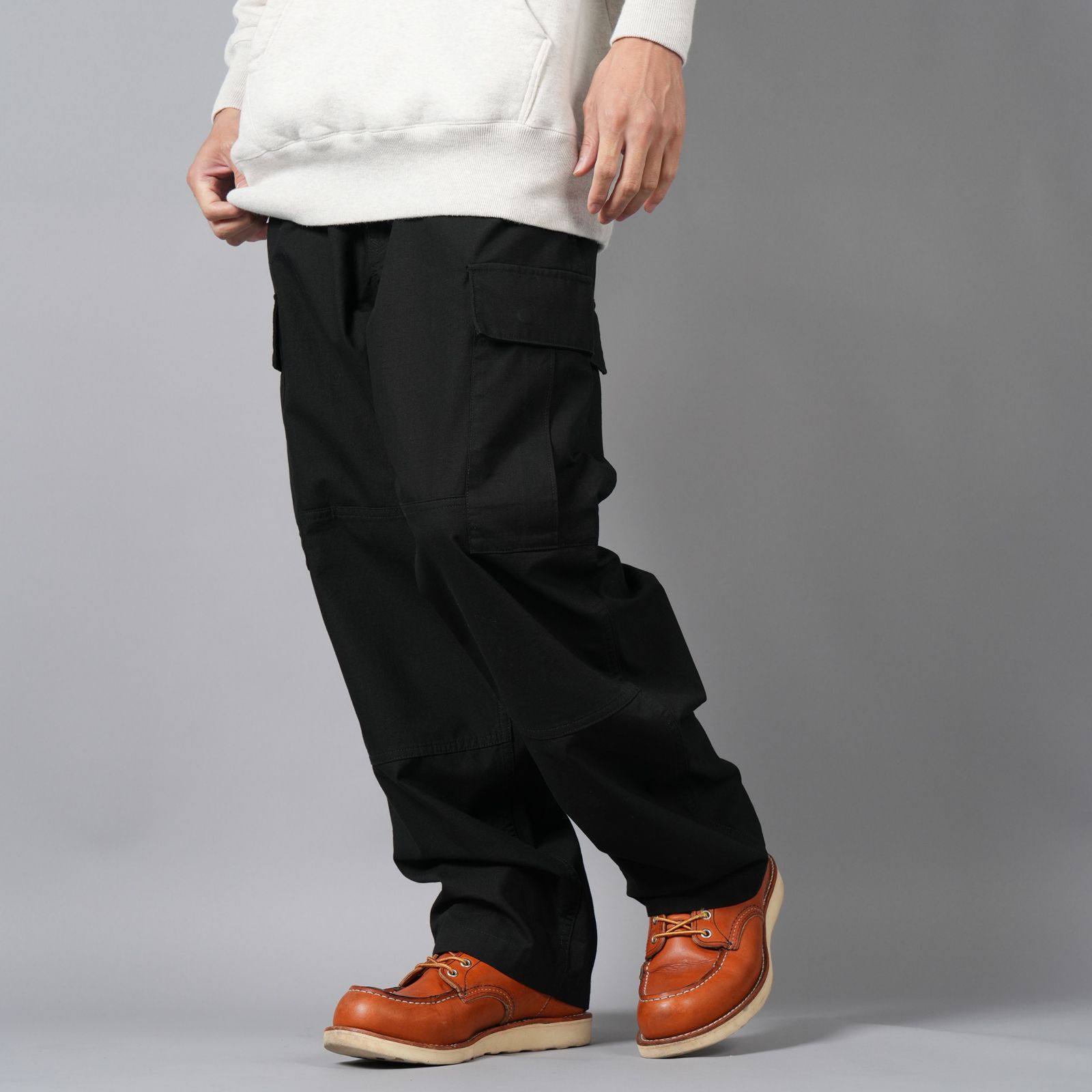 【ラスト1点】RIPSTOP CARGO PANTS / リップストップカーゴパンツ (ブラック)