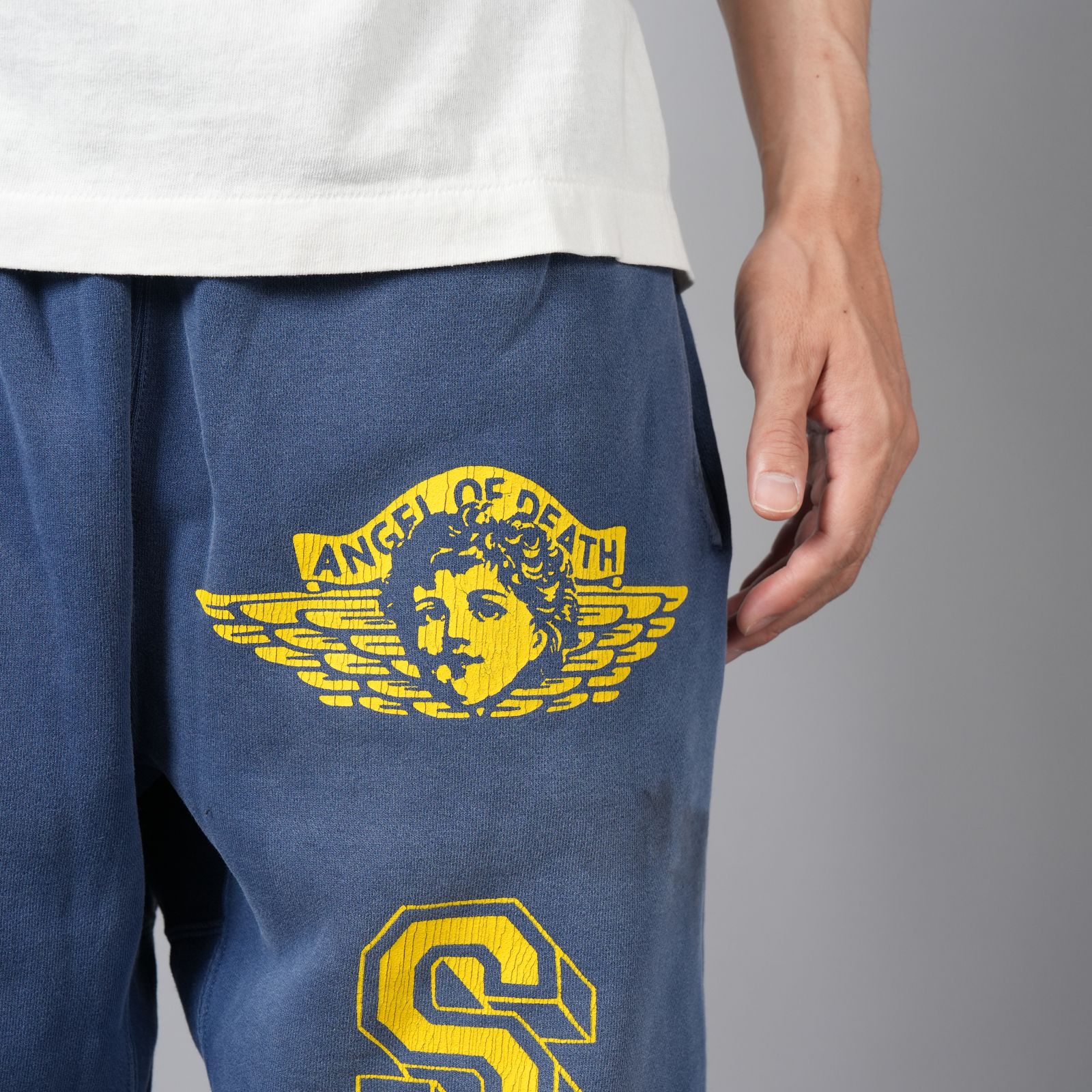 【ラスト1点】【9/28日 (土) 10時販売スタート!!】SM-YS1-0000-053 / SWT PNT / ANGEL / NAVY / スウェットパンツ (ネイビー)