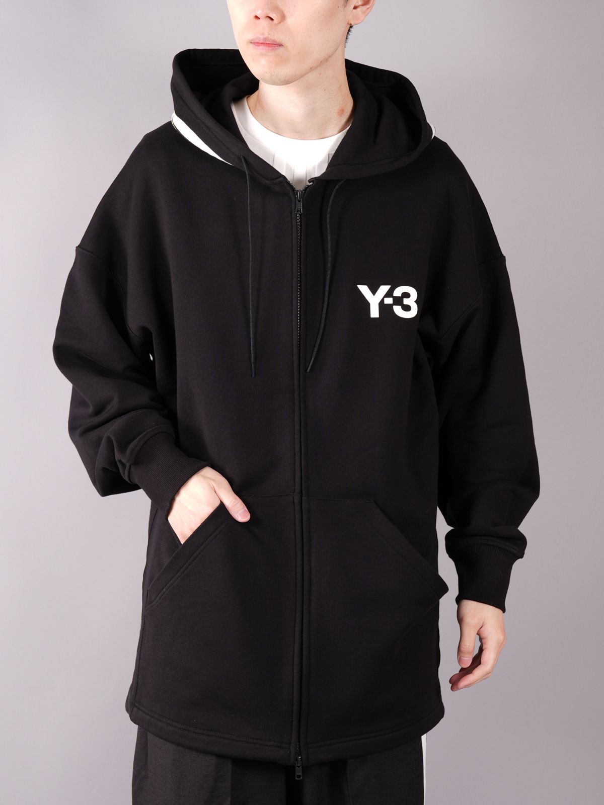 XL Y-3 M CH1 FULL-ZIP HOODIE