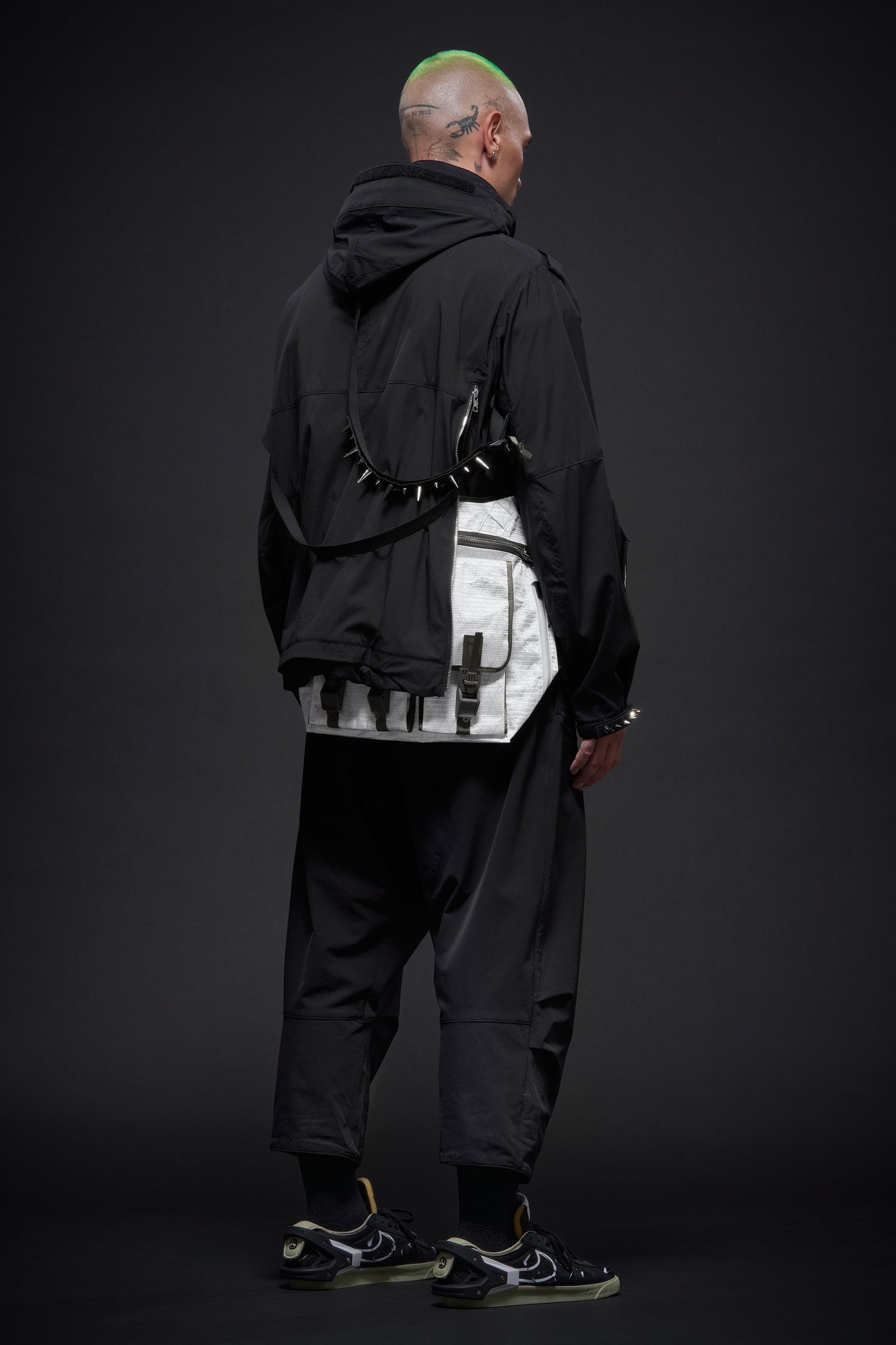 【ラスト1点】J1WB-E / Encapsulated Nylon Interops Jacket Gen. 1 / エンキャプスレイテッド ナイロン インターロプス ジャケット  [ワイドフィット] (ブラック)