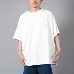 RIB BIG TEE / リブ ビッグ Tシャツ (ホワイト)