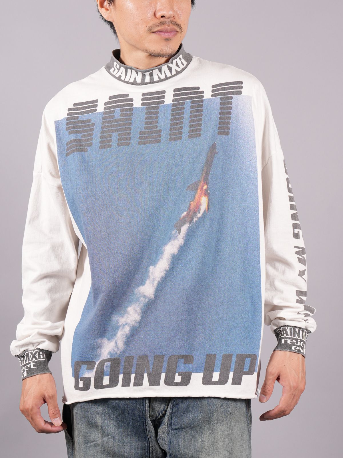 新品 23AW ©SAINT Mxxxxxx セントマイケル ロンT GOING-