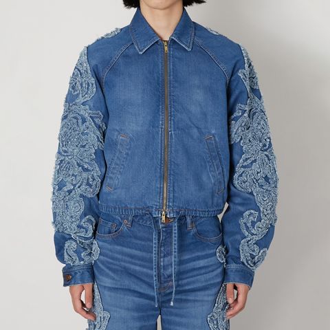[予約商品] Denim Blouson / デニムブルゾン (ブリーチ)