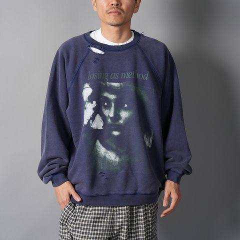 SIREN, crewneck / クルネックスウェット ・ トレーナー (ネイビーブルー)