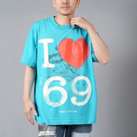 Pura Tee  / ピュア Tシャツ [XXLサイズ] (ブルー)