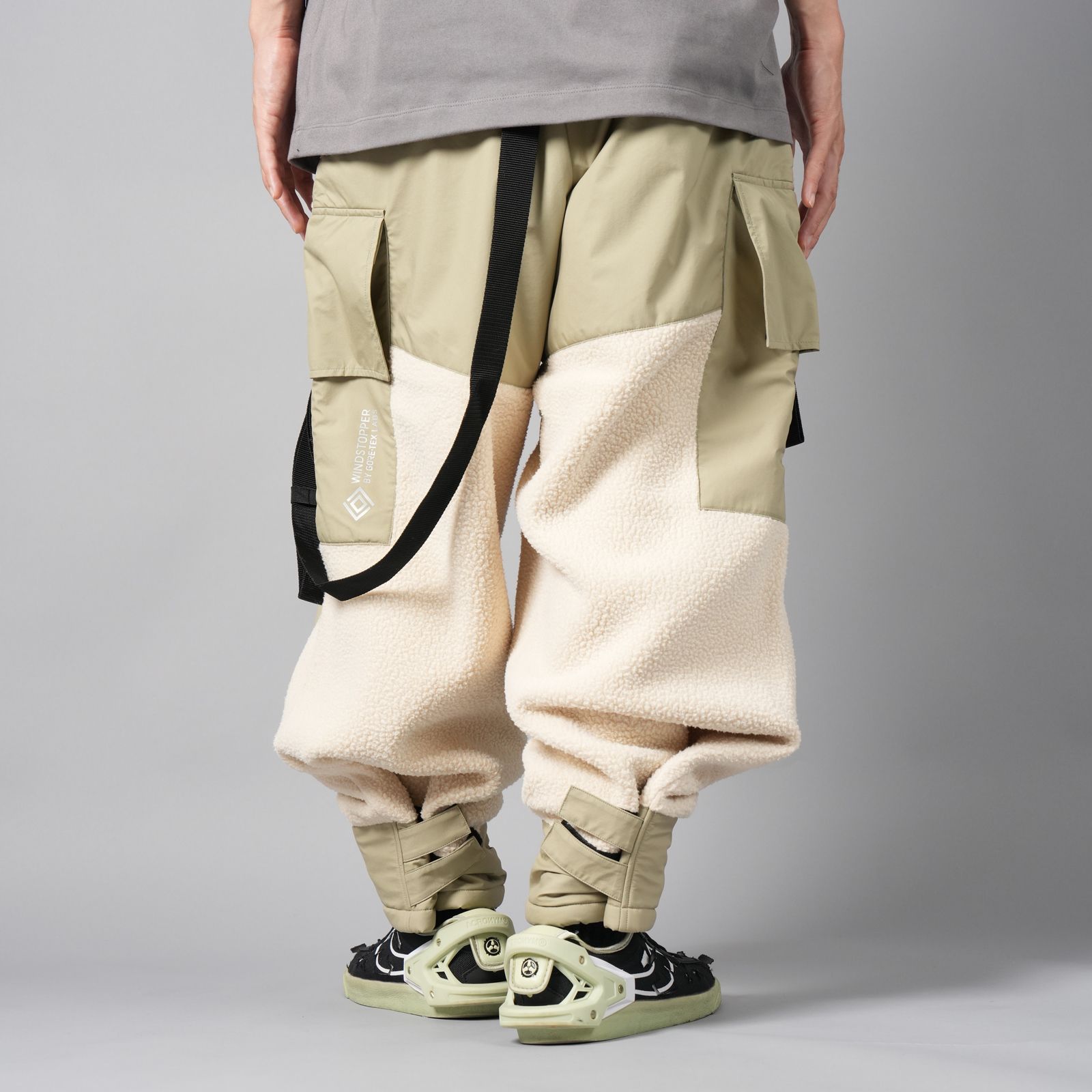 【限定】WINDSTOPPER BY GORE-TEX LABS 3L x POLARTEC  COAST GUARD TROUSERS / ゴアテックス ラボ スリーレイヤー / ナイロンパンツ [防水・防風] (ベージュ)