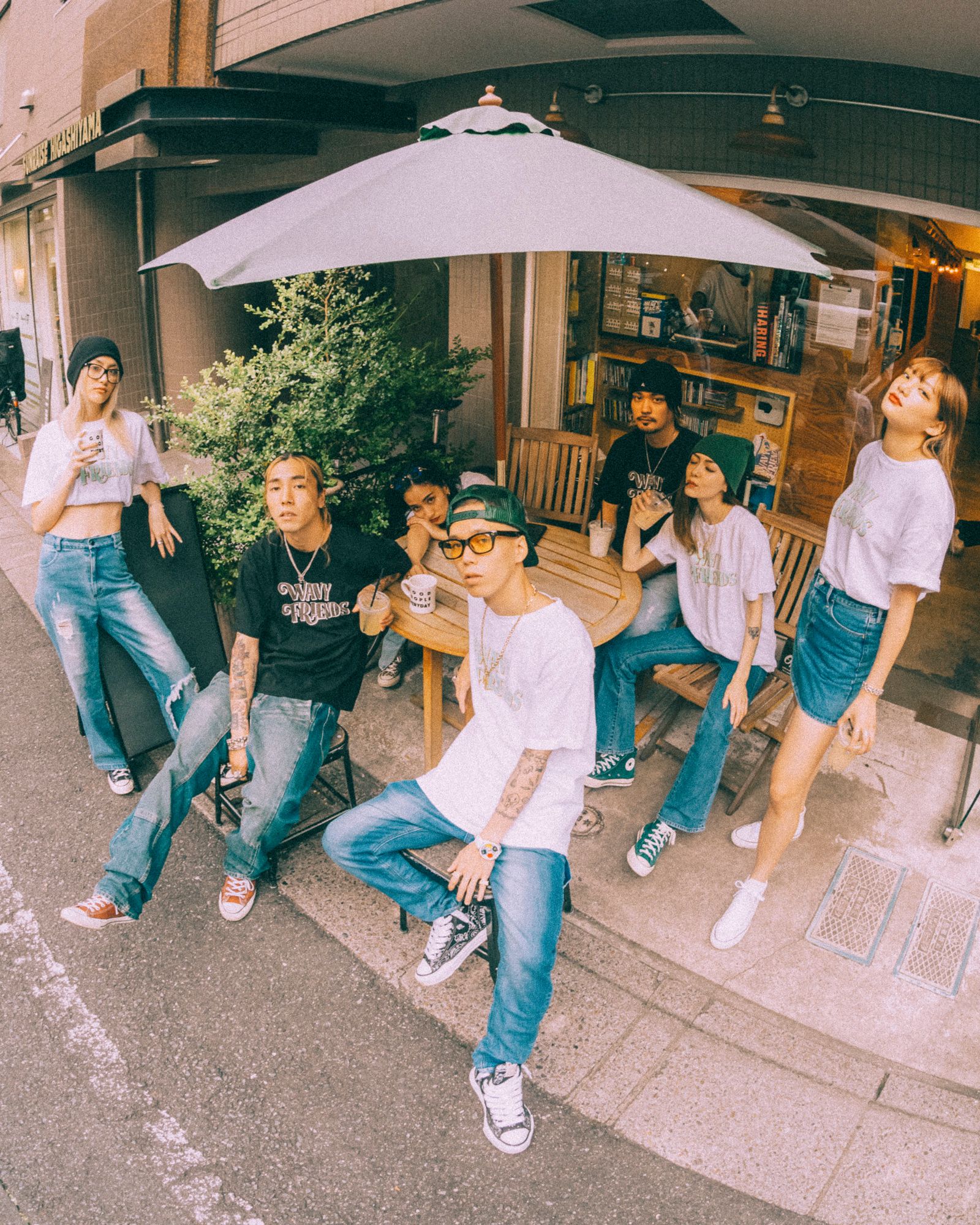 WTY-002 / Tシャツ (ホワイト/ブルー)