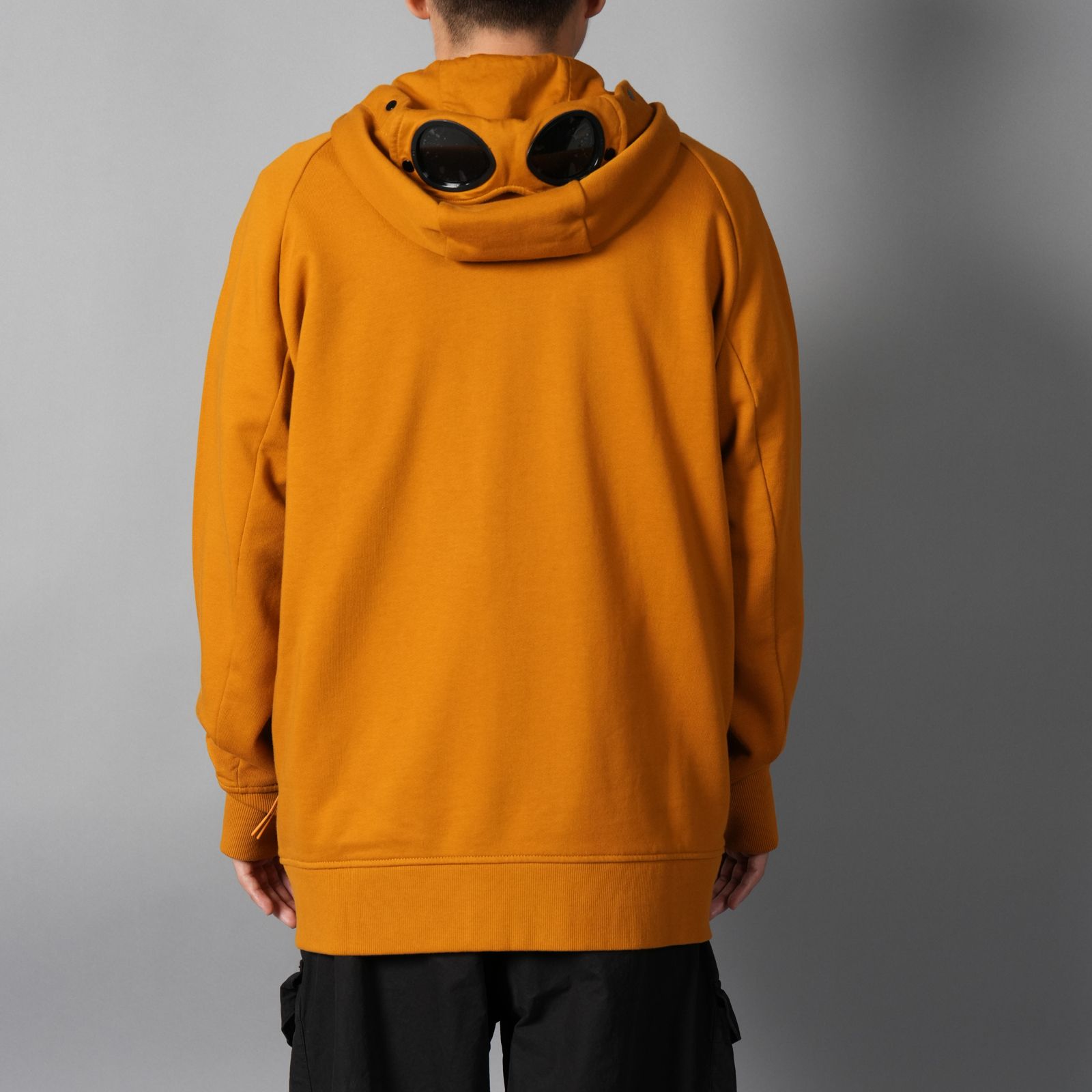 Diagonal Raised Fleece Goggle Zip Sweatshirt / ジップフーディー (バック・ソーン・ブラウン)