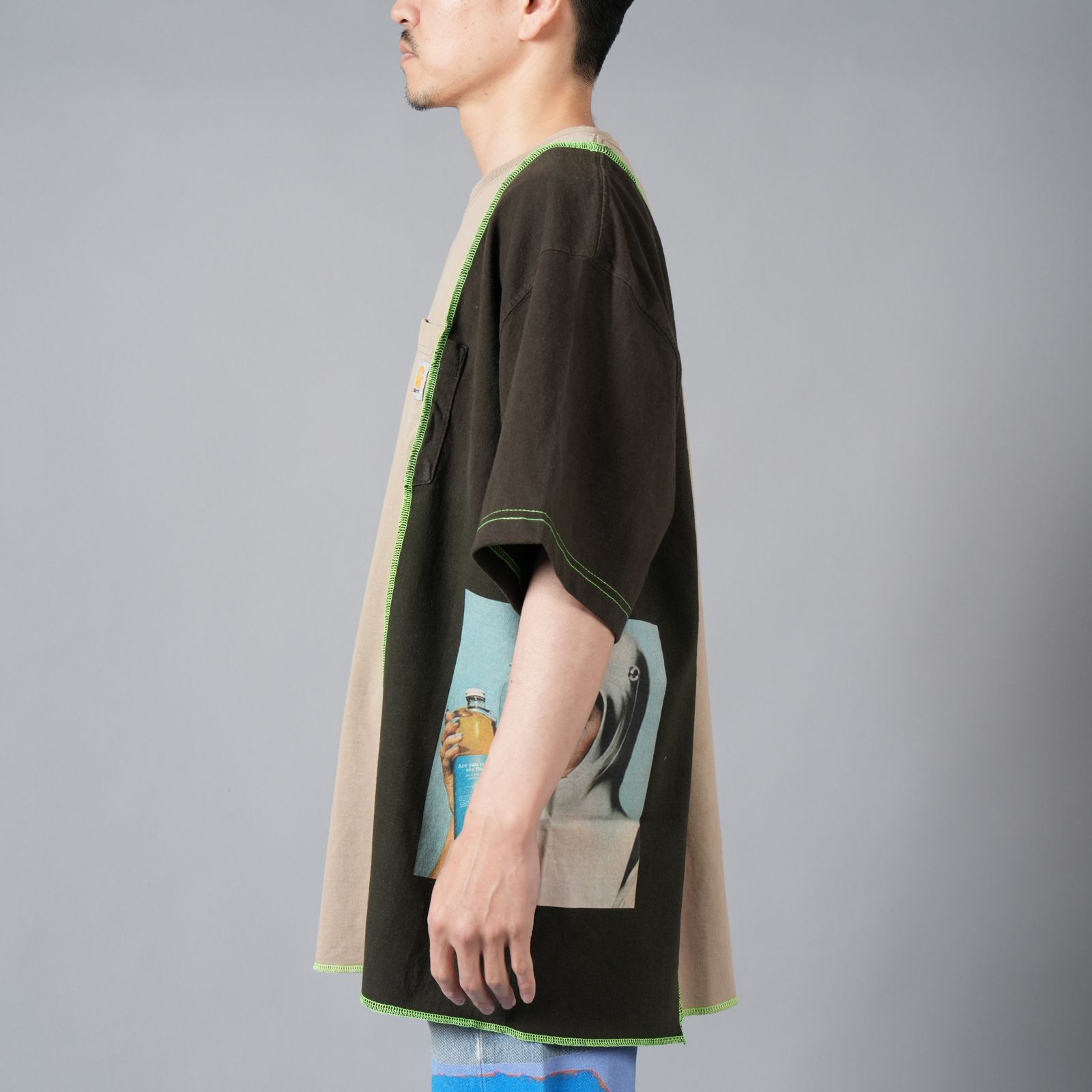 Travellier Carhartt Tee  / トラベラー カーハート Tシャツ [XLサイズ] (マルチカラー)
