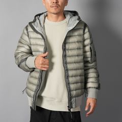 D.D. Shell Hooded Lens Down Jacket / フーデッド レンズ ダウンジャケット (フリントグレー)