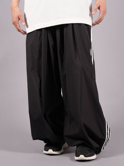 【ラスト1点】 NYLON WIDE PANTS  / ナイロン ワイドパンツ (ブラック)