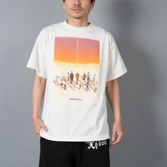 【残りわずか】【コラボ】SM-HR8-0000-C13 / EV_SS TEE / ORANGE / WHITE / ロンT・カットソー (ホワイト/オレンジ)