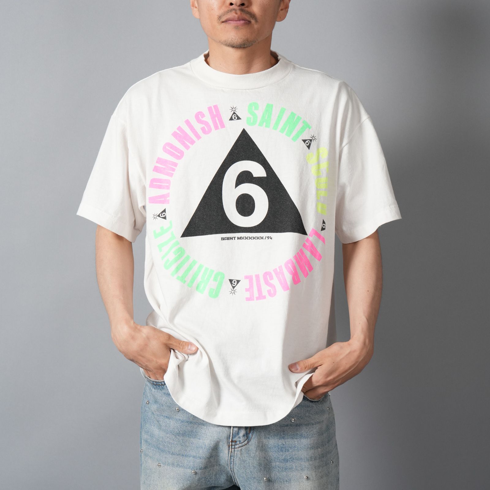 【残りわずか】SM-MK8-0000-014 / SS T-SHIRT / 6 / WHITE / Tシャツ (ホワイト)