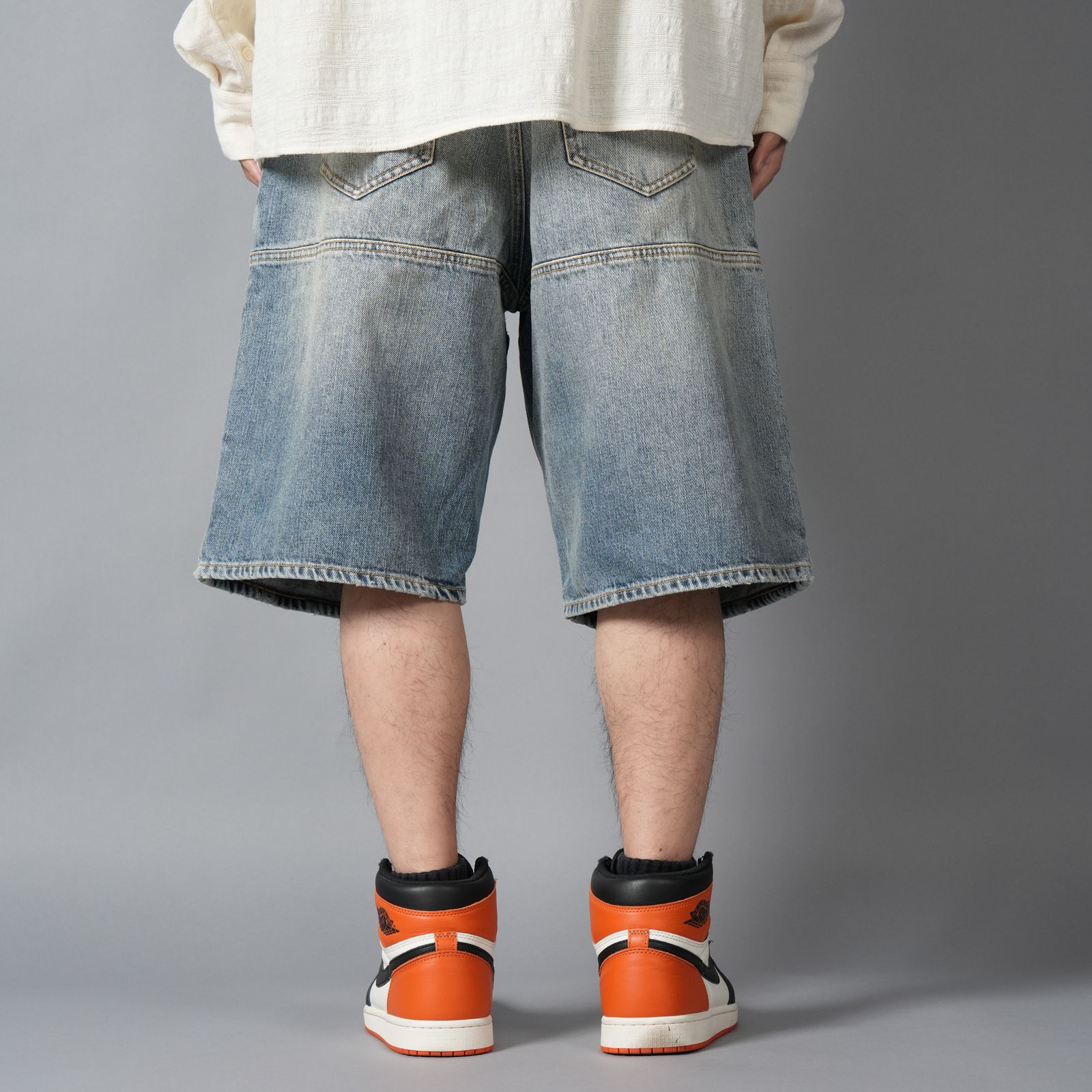 M UTILITY SHORTS / デニムショーツ (ブルー)
