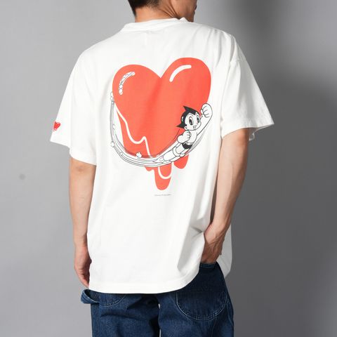 【コラボ】EU-MK1-0000-C06 / EU AB LOGO SS TEE  / WHITE / Tシャツ (ホワイト)