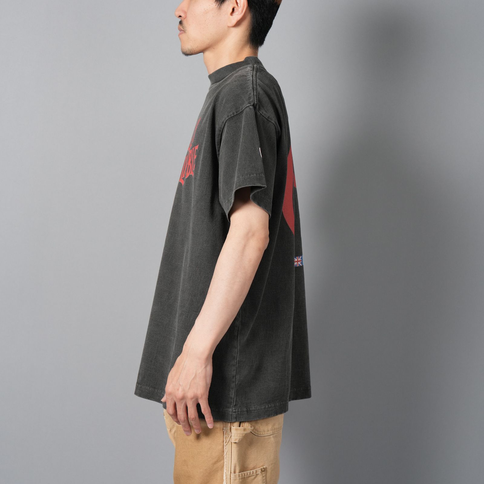 EMOTIONALLY UNAVAILABLE Tシャツ 黒 NOW ON SALE EMOTIONALLY UNAVAILABLE EU LOGO CL SS TEE 【25AW