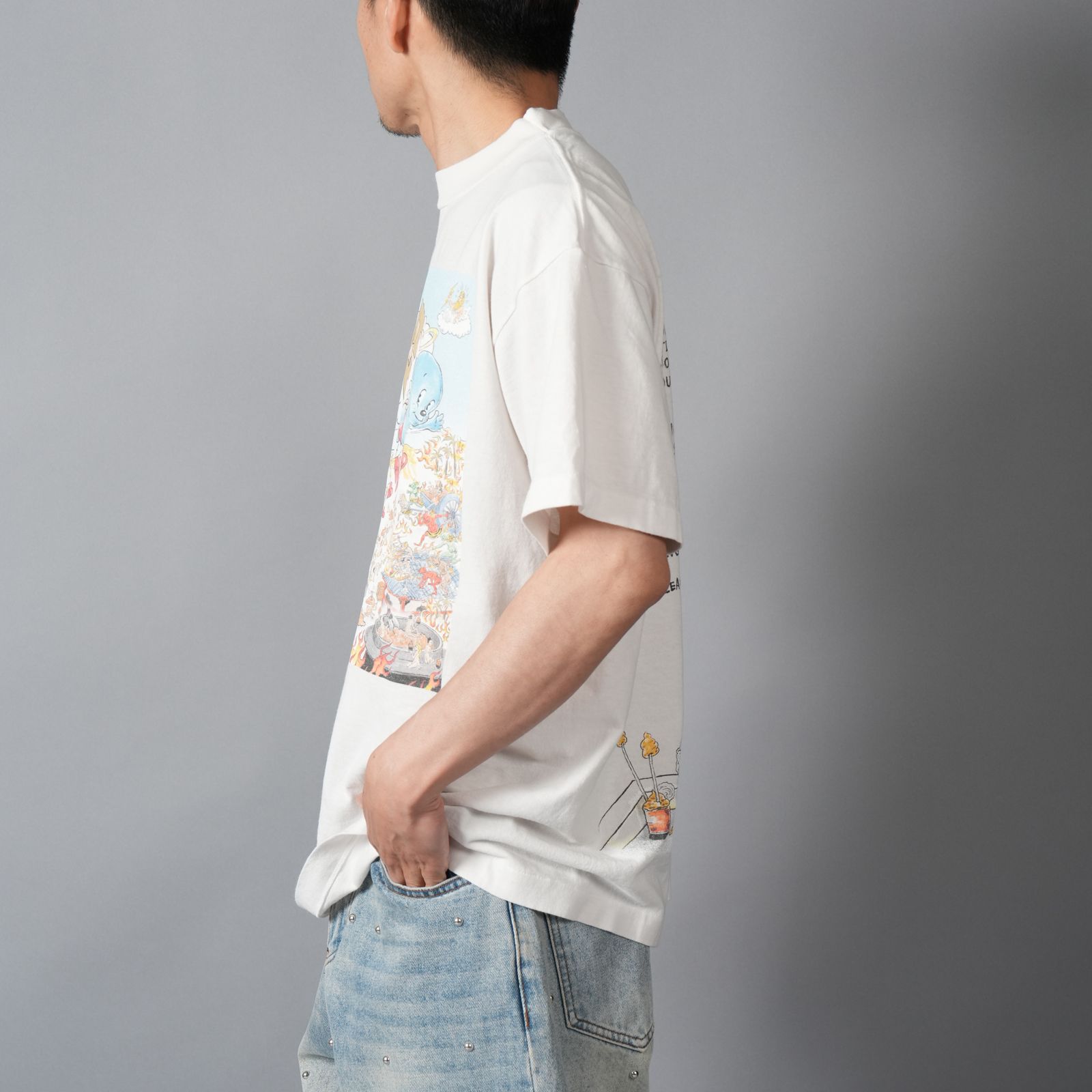 【ラスト1点】SM-MK8-0000-016 / SS T-SHIRT / SAINT WET / WHITE / Tシャツ (ホワイト)
