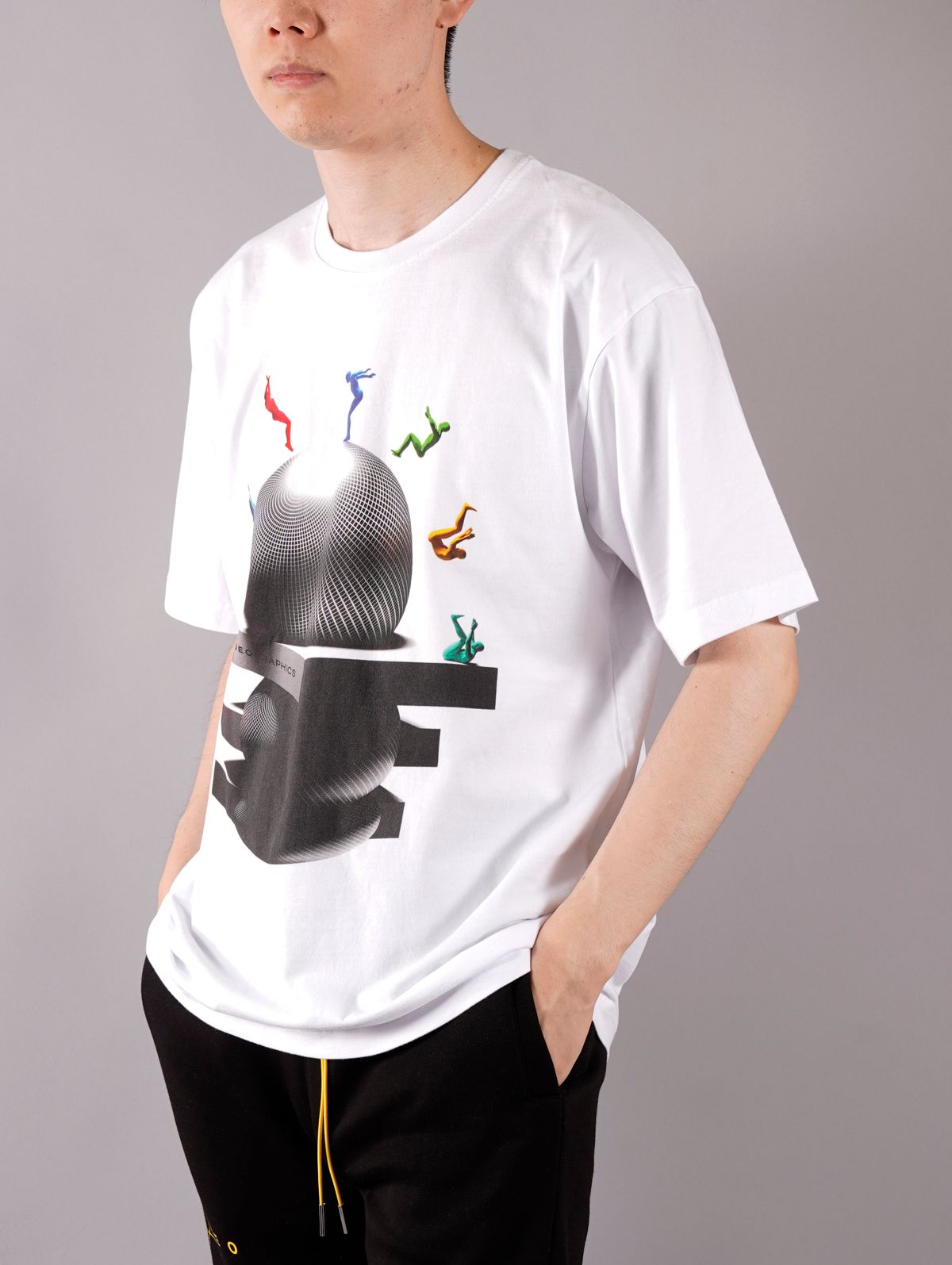WARPED WORLD T-SHIRT / ワープド ワールド Tシャツ (ホワイト)