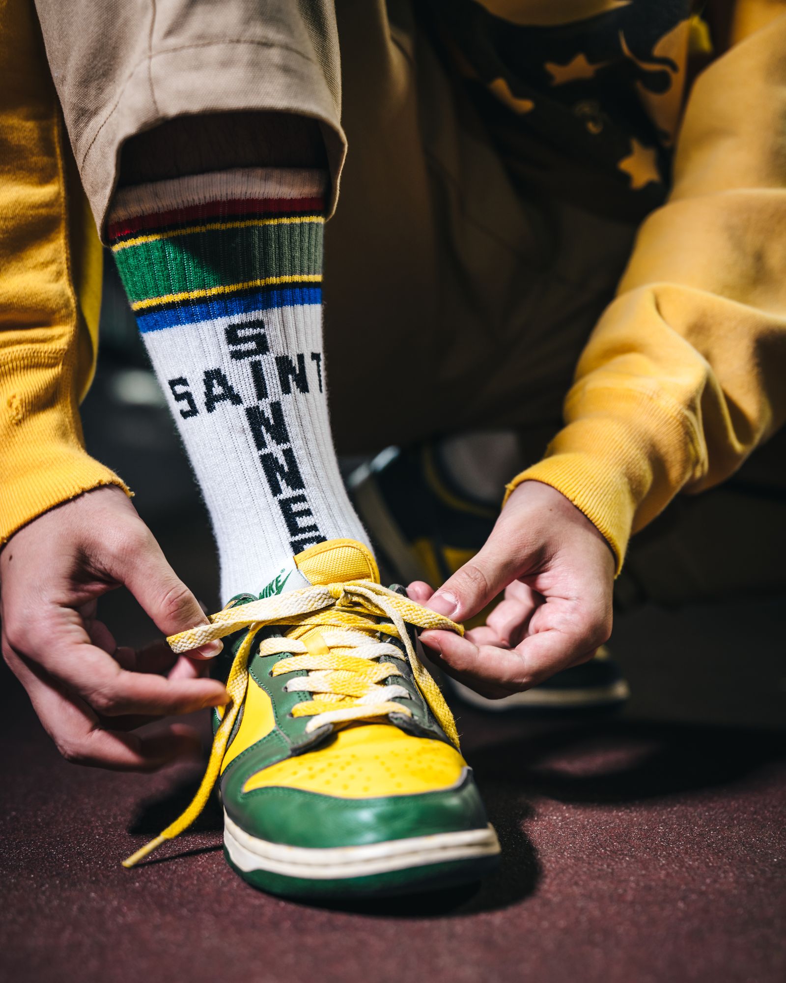 SAINT M×××××× - 【ラスト1点】 SM-S23-0000-129 / SOCKS