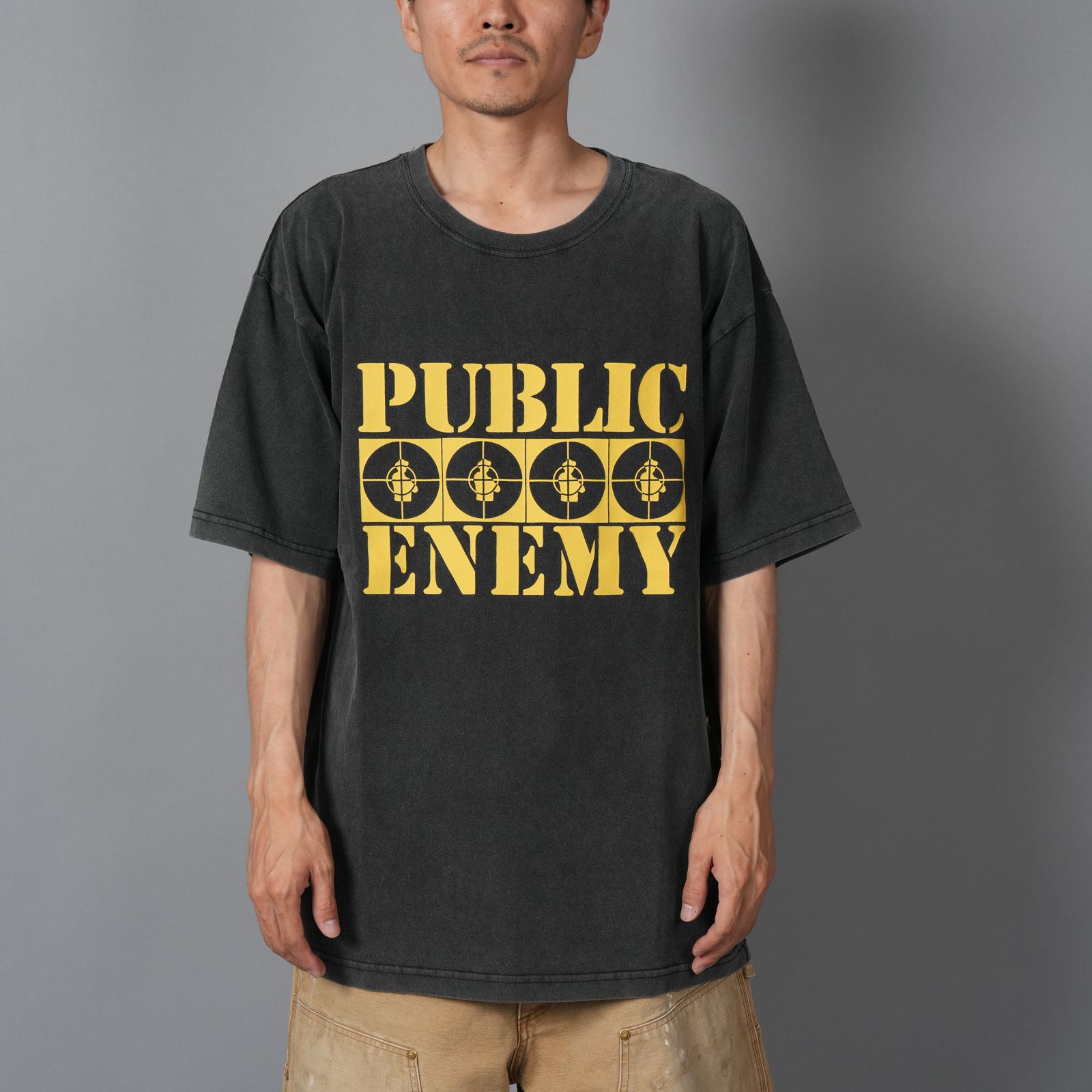 UM25AW-20 / PUBLIC ENEMY / パブリックエネミー / Tシャツ (ブラック)
