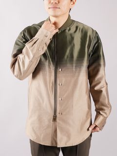 【ラスト1点】BLOUSON SHIRTS / ブルゾン シャツ (MA-1) / カーキ