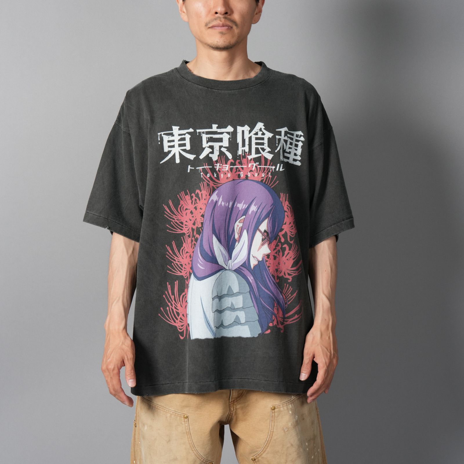【残りわずか】[東京喰種]  TTGM25SM007 / S/S T-Shirt  (LIZE)  / Tシャツ (ブラック)