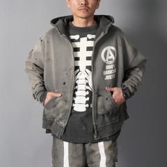 【コラボ】SM-MK8-0000-C32 / BH_ZIP HOODIE / SNT HUNTER / CHA / ジップフーディー(ブラック)