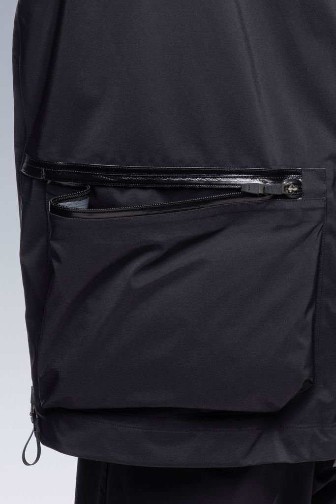 【ラスト1点】J115-GT / 3L Gore-Tex Pro Interops Jacket / work jacket / ワークジャケット / ナイロンジャケット[ゴアテックス プロ] [ワイドフィット] (ブラック/ホワイト)
