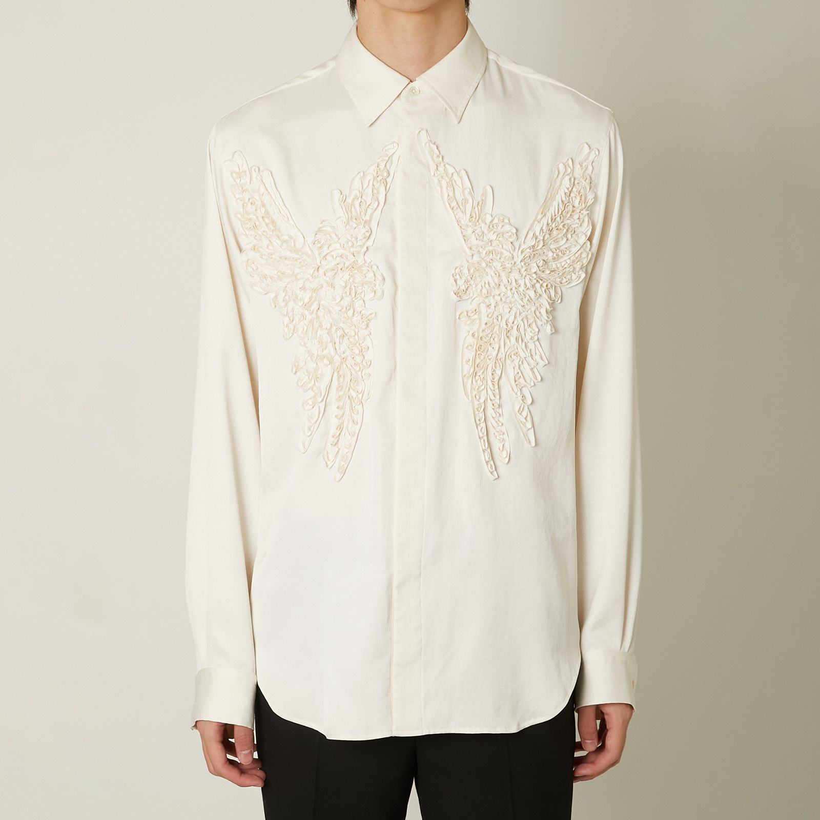 TAAKK - 【ラスト1点】BIRD EMBROIDERY SHIRTS / バード エン