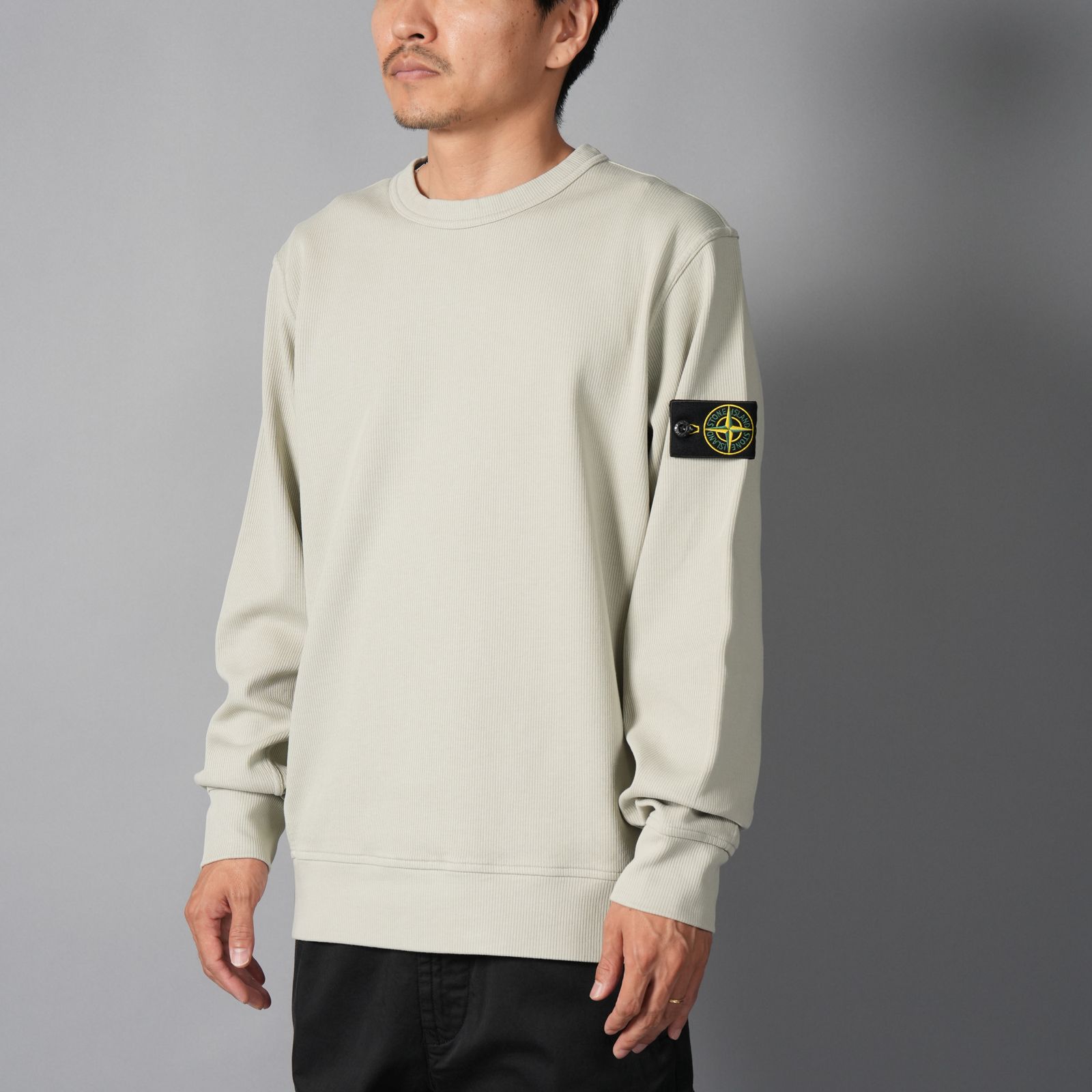 6100017 / ORGANIC COTTON INTERLOCK  / クルーネックスウェット (サンド)