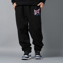 【ラスト1点】SM-HR8-0000-056 / SWEAT PANTS / RIBON SAINT / BLACK / スウェットパンツ (ブラック)